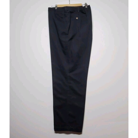 Farah Vtg Elm Chino Trousers Mens 48x32 Black Khaki Stretch Pant NWOT MSRP‎ $199 - Picture 3 of 16
